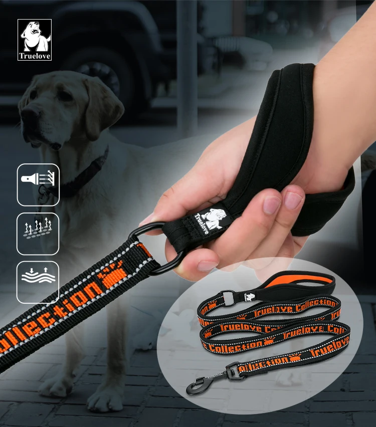 Truelove Pet Leash Nylon Explosion-proof Reflective for Cat and Dog Small Medium Large Travel Cross Walking Training TLL3071
