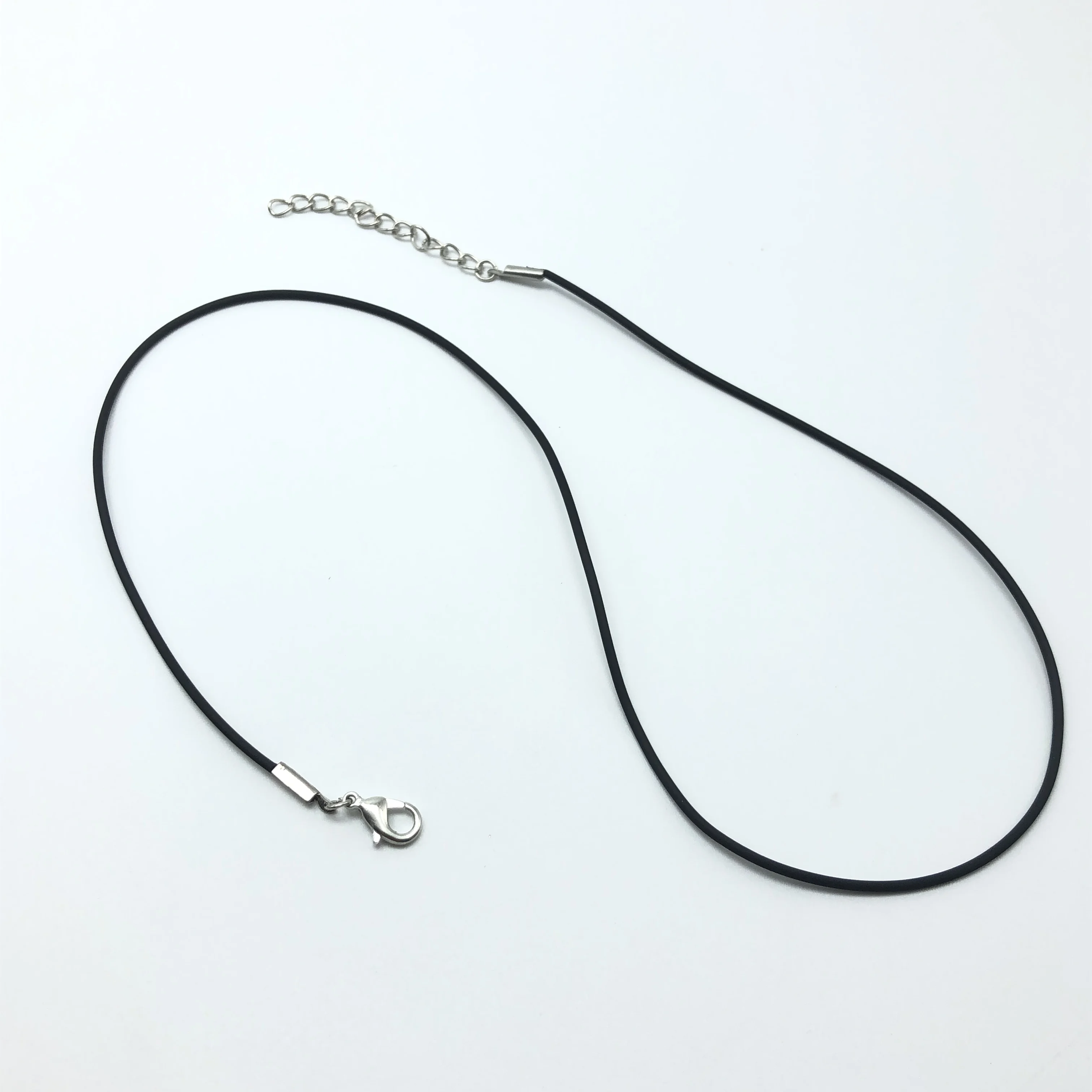 JunKang 10pcs black charm real cowhide rope jewelry making handmade DIY necklace material men and women gifts