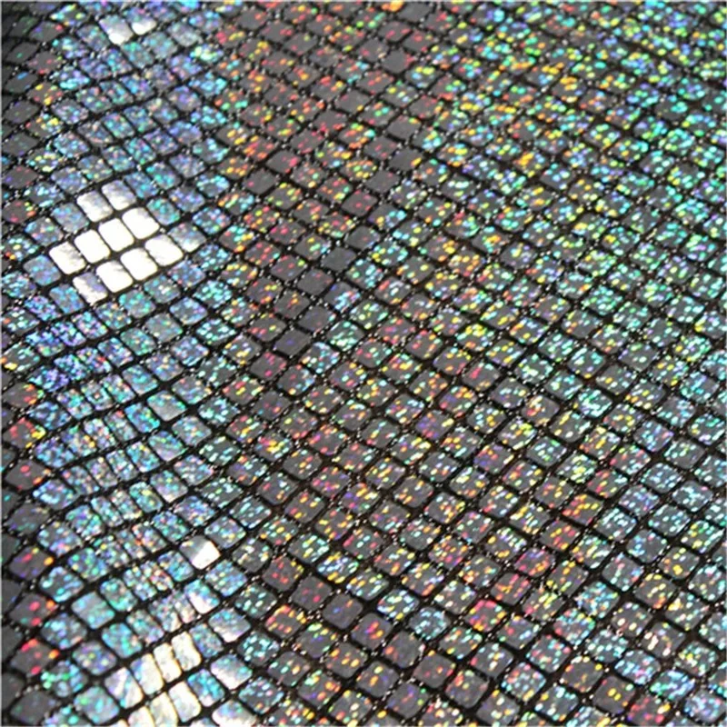 Square Sequined Rainbow Gauze Fabric DIY Patchwork Party Decor Props Skirts Wedding Dress Metallic Clothes Designer Fabric