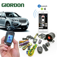 100M Programmable Shock Warning 2 Way Car Alarm System With Remote Engine Start Starter Tilt Sensor Colorful LCD Display