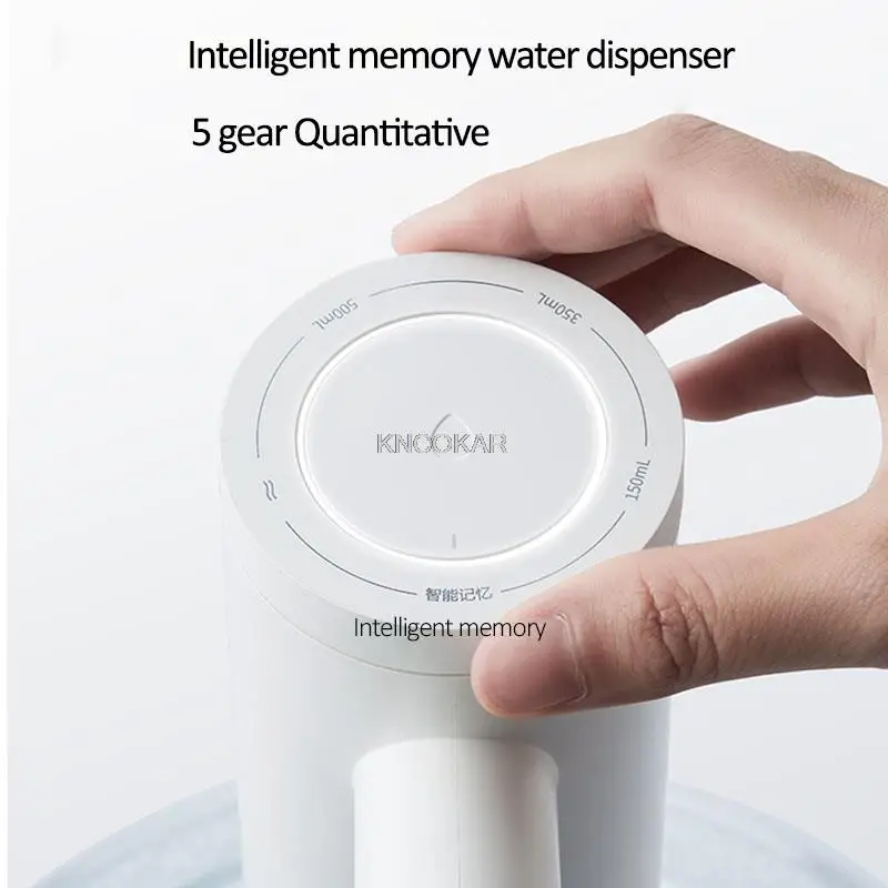 موزع مياه أوتوماتيكي ، مضخة مياه كهربائية محمولة ذكية مع USB ، دلو كمي