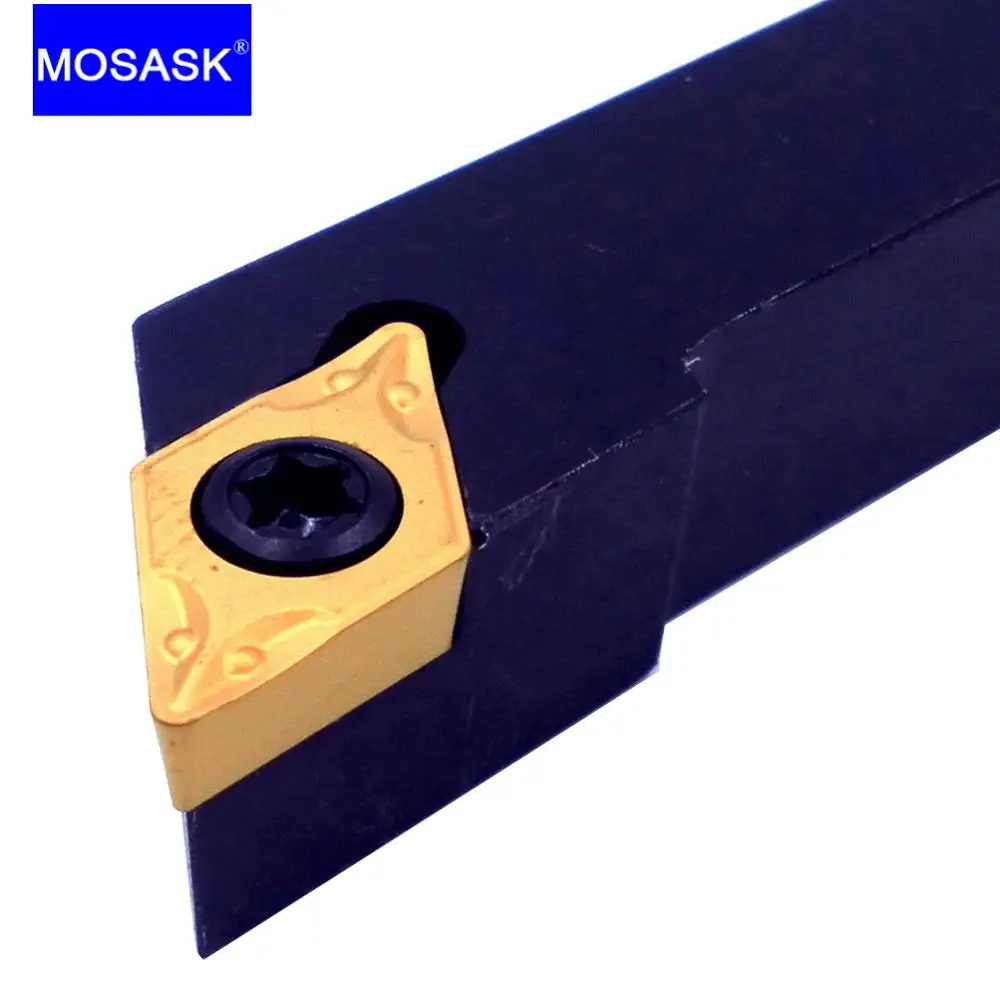 MOSASK SDJCR Toolholders CNC Lathe Arbor Machining Cutter DCMT 07 11 Tungsten Carbide Insert External Turning Tool Holders