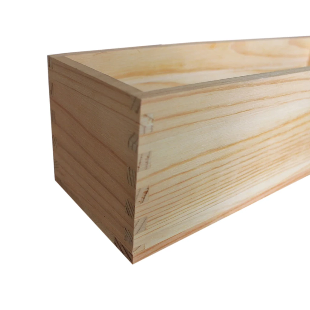 Caja de madera Rectangular de 1200g, caja de molde para pan de jabón, pastel DIY, vela de pan, caja de madera de alta calidad para más productos sanitarios