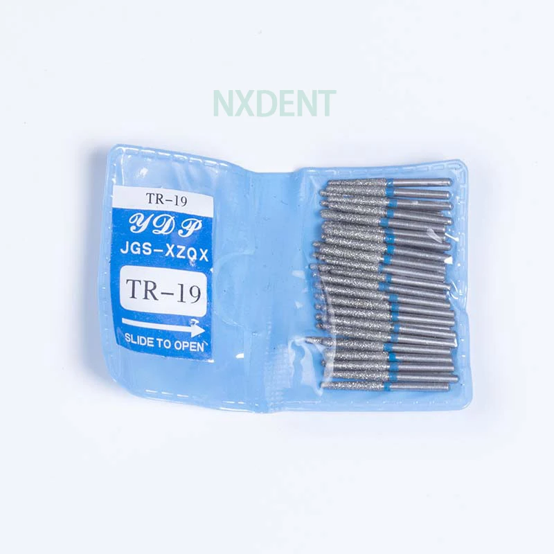 50pcs/1bag Dental Diamond Burs Dental Diamond FG High Speed Burs for Polishing Smoothing With 1.6mm Shank