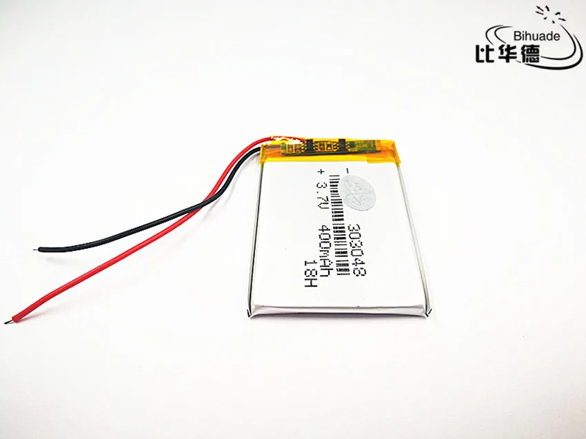 LÍT năng lượng pin Tốt Lượng Cao 3.7 V, 400 mAh, 303048 Polymer lithium ion/Pin Li-ion cho ĐỒ CHƠI, CÔNG SUẤT NGÂN HÀNG, GPS MP3, MP4