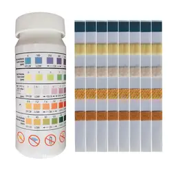50Pcs Swimming Pool 5 inch Water Quality Test Strips Swimming Pool Testing Strip Kit for PH Hardness and Total Alkalinit