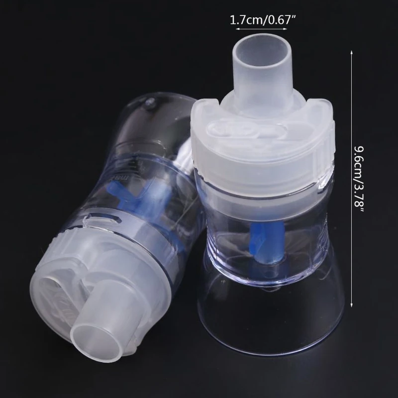 Inhaler อะไหล่ยา Atomizing ถ้วยพร้อมหลอด Compressor Nebulizer อุปกรณ์เสริม Atomizer Sprayer อุปกรณ์สำหรับเด็กผู้ใหญ่