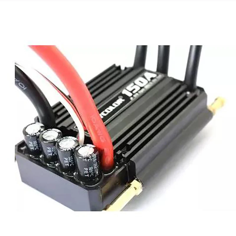 

Flycolor-Brushless ESC Speed Control, 120A, 150A, Support 2-6S, BEC Lipo 5.5V / 5A for Remote Control Boat F21267 / 71