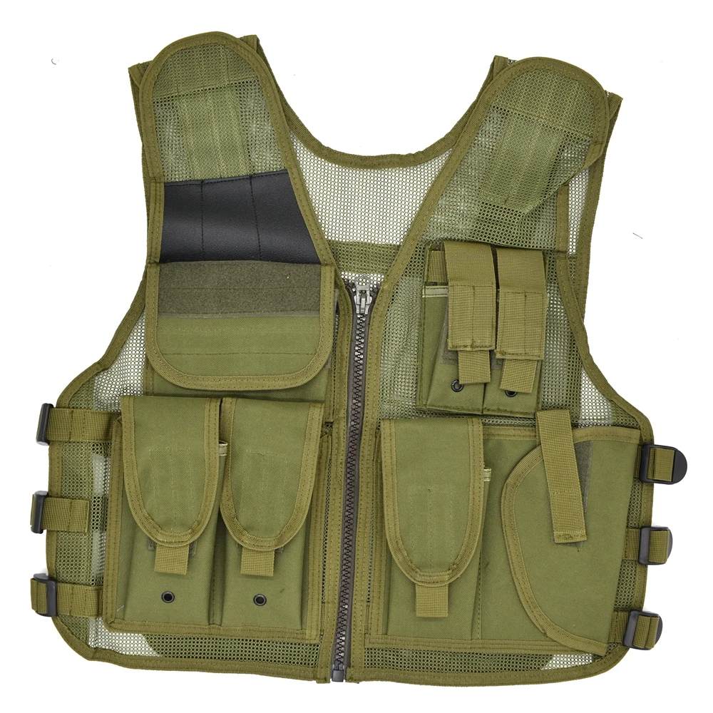 DulMesh-Verhéritage Molle pour hommes et femmes, veste à séchage rapide avec poches multiples, taille réglable, pour la chasse et la pêche