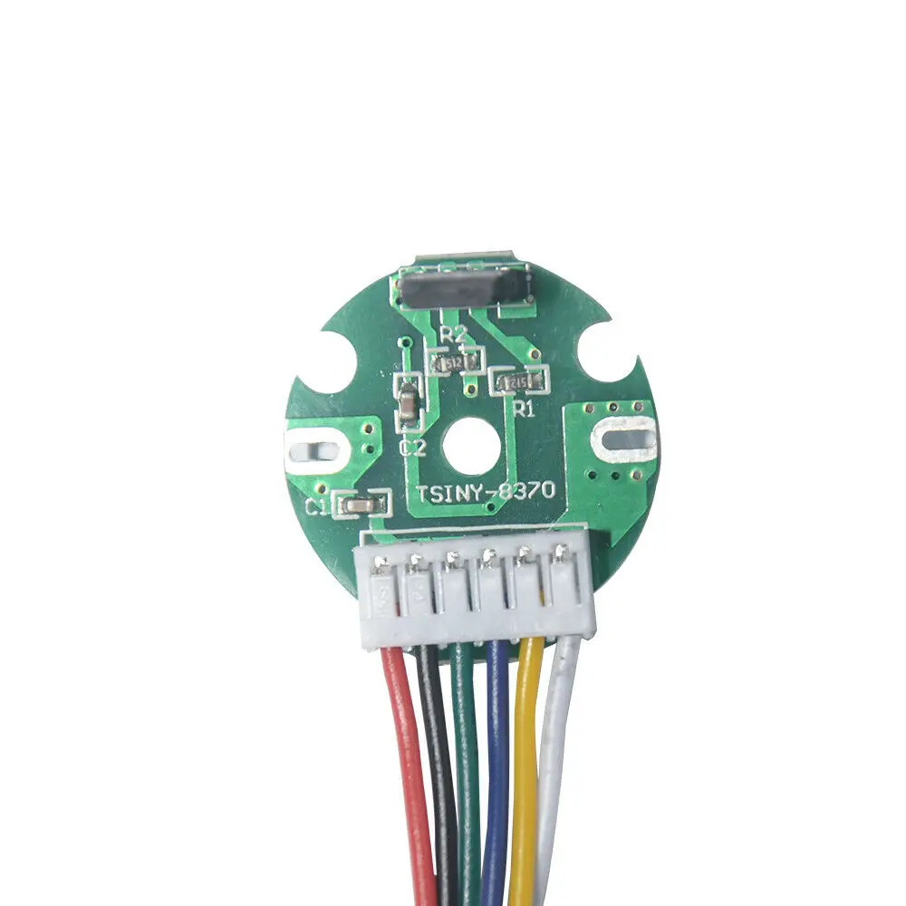 DC2.5V-24V DC Motor Hall Magnetic Encoder High Sensitivity Hall Sensor for 370 Motor Built-in Pull-up Resisto Battery Protection