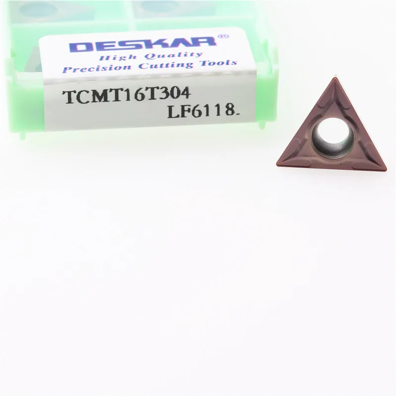 10 шт. TCMT110204 LF6118 / 110208 / 16T304 / 16T308 LF6118 токарный станок с ЧПУ для вставки из карбида нержавеющей стали