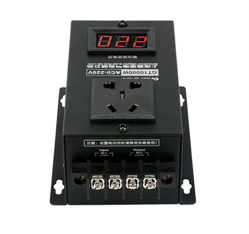 10000W High power Silicon Electronics Voltage Regulator Machinery Electric Variable speed controller 0V-220V