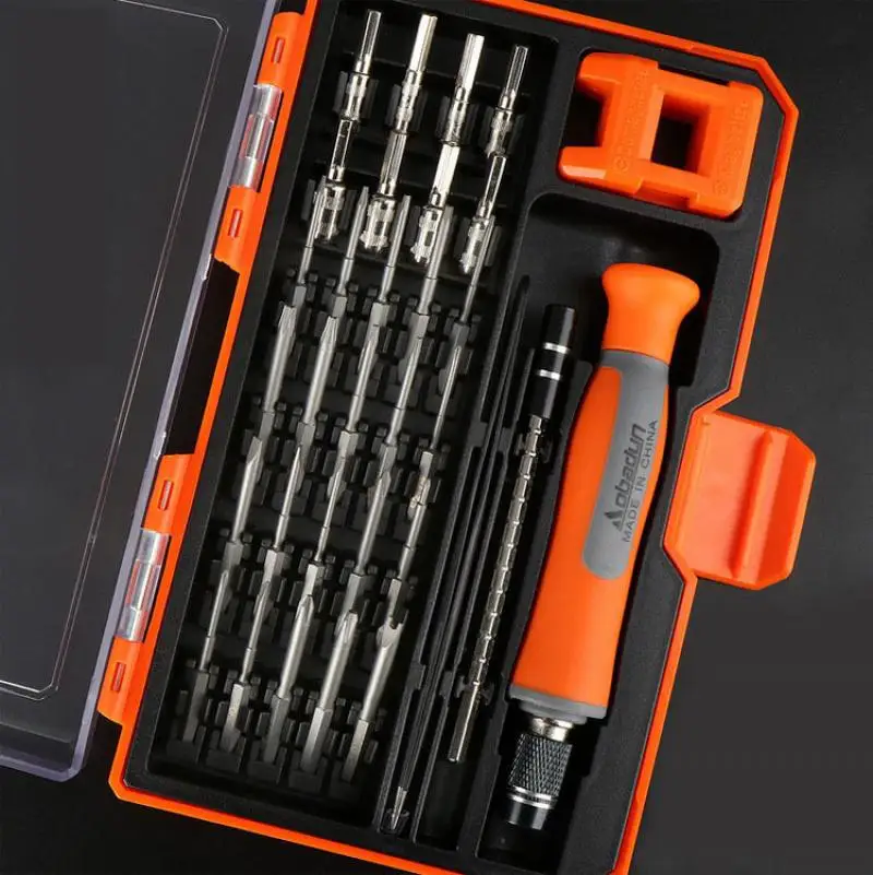 32 in 1 screwdriver set telescopic ratchet S2 extended batch head Mobile phone computer glasses multifunctional maintenance