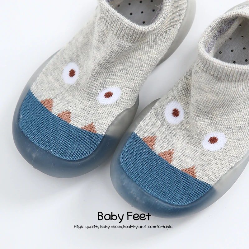 Baby Socks With Rubber Soles Cartoon baby shoes Infant Sock