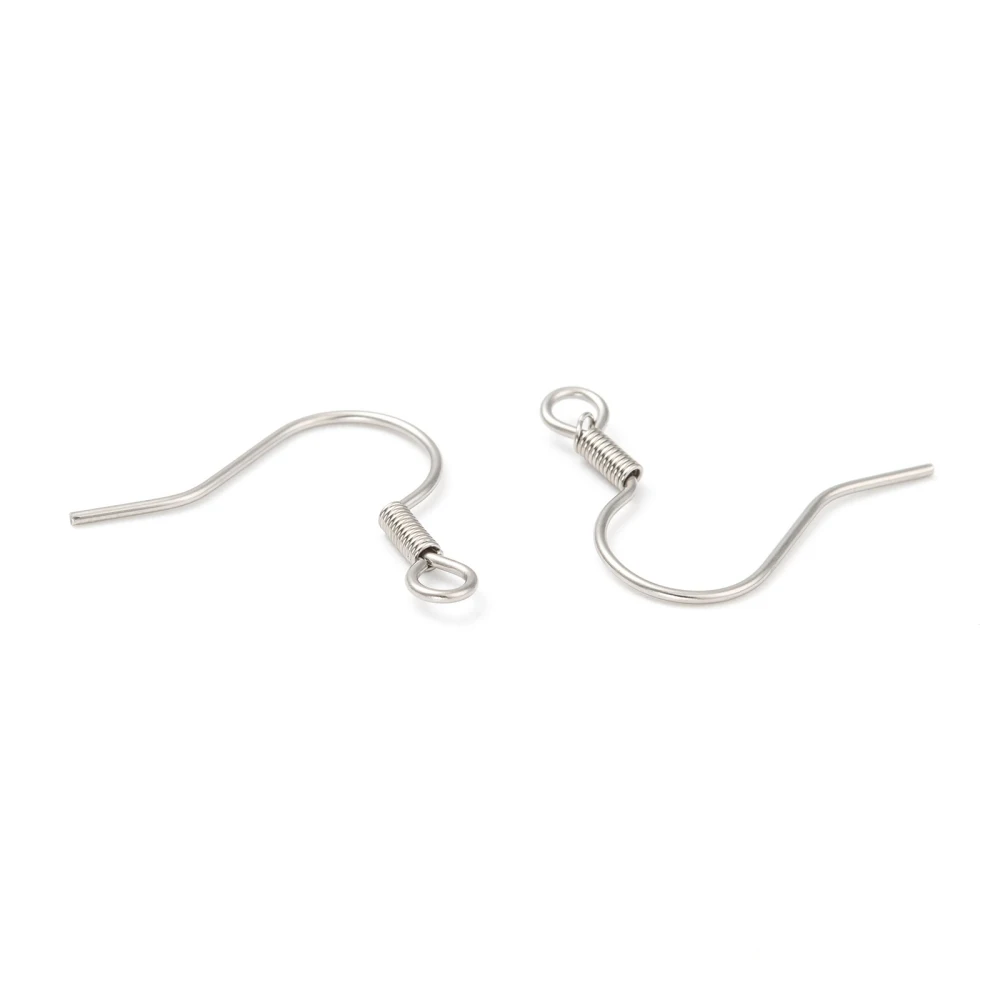 1000pcs 316 Surgical Stainless Steel Earring Hooks Earwire Clasps for DIY Earring Findings Jewelry Making Supplies
