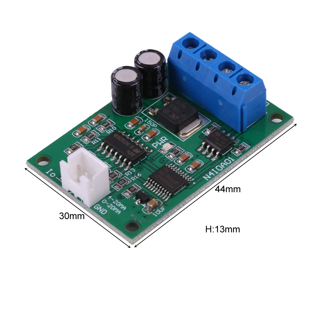 DC 12V 24V RS485 to 4-20mA/0-5V/0-10V Current/Voltage Converter RS485 to DAC Number-mode Conversion Module MODBUS RTU Control