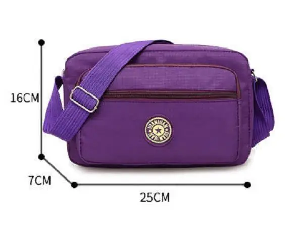 Waterproof Nylon Print Messenger Women Crossbody Bags For Daily Life Shopping Bag Nylon Female Shoulder Bag Designer Handbags