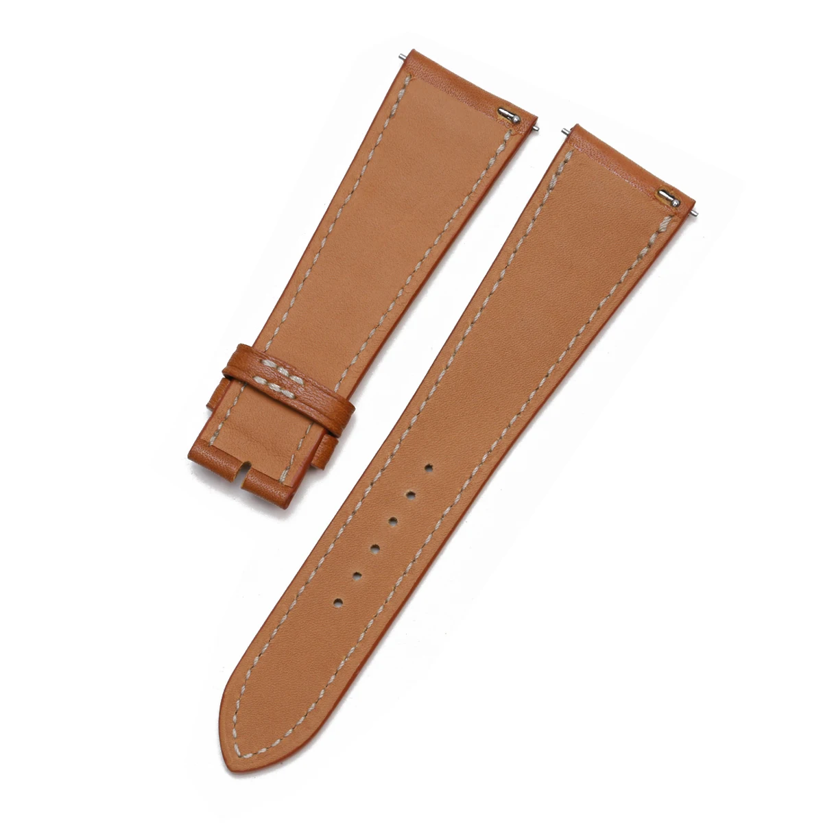 PESNO Smooth Grain Calf Skin Leather Watch Straps Men Watch Accessories Suitable for ARCEAU W036757/035184/W044822