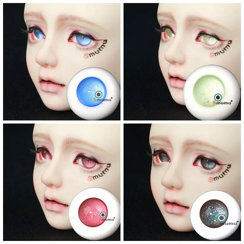 

1/8 1/6 1/4 1/3 BJD Accessories doll eyes Glass eyeball for BJD/SD YOSD MSD SD16 DD,not include doll head and other E2574