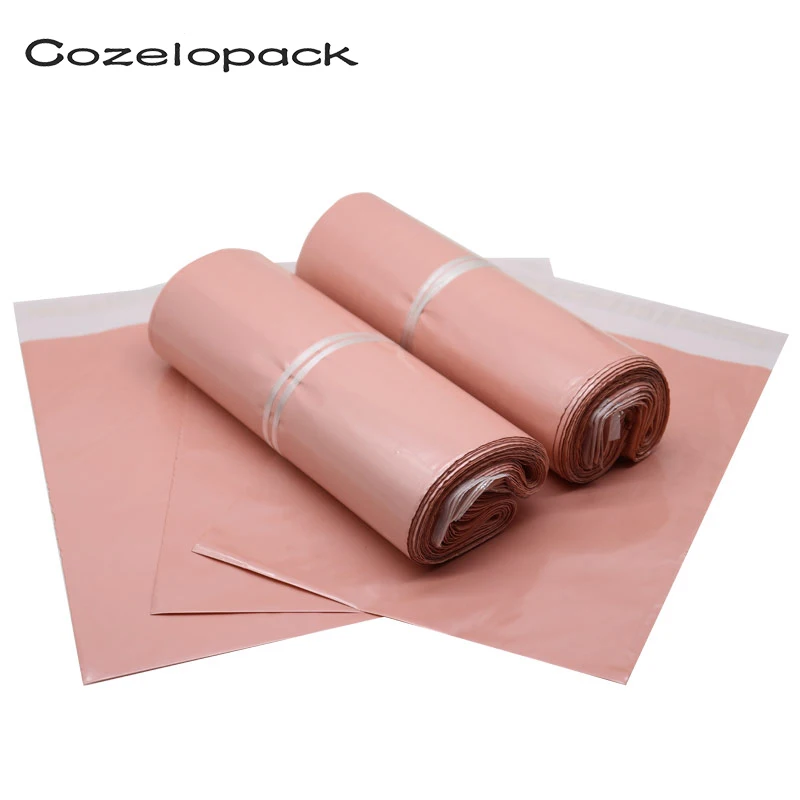 100pcs Rose gold Poly Mailers, Shipping Envelops Clothing/T-Shirt/Shirt, Boutique Custom Bag Enhanced Durability Shipping Mailer