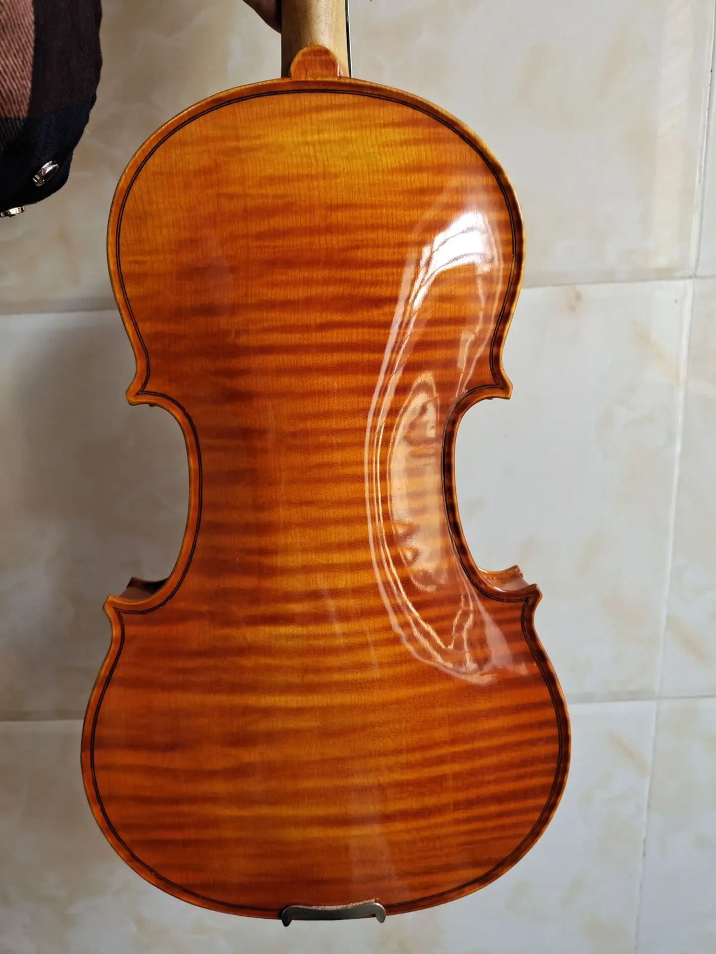 Single board high quality handmade violin 4/4 solid wood natural pattern brown violin child adult playing musical instrument