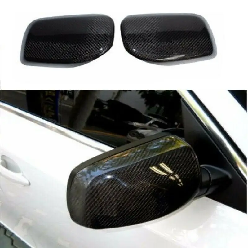 

Carbon Fiber Door Mirror Covers Fit For BMW 5 6 Series E60 Sedan E61 Tourer E63 Coupe E65 Convertible 2004 - 2010