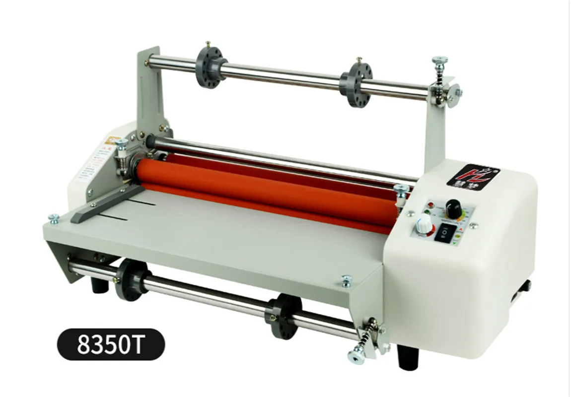 1PC 12th 8230T 8350T A3+ four roll laminator hot roll laminator and common laminator Adjustable speed