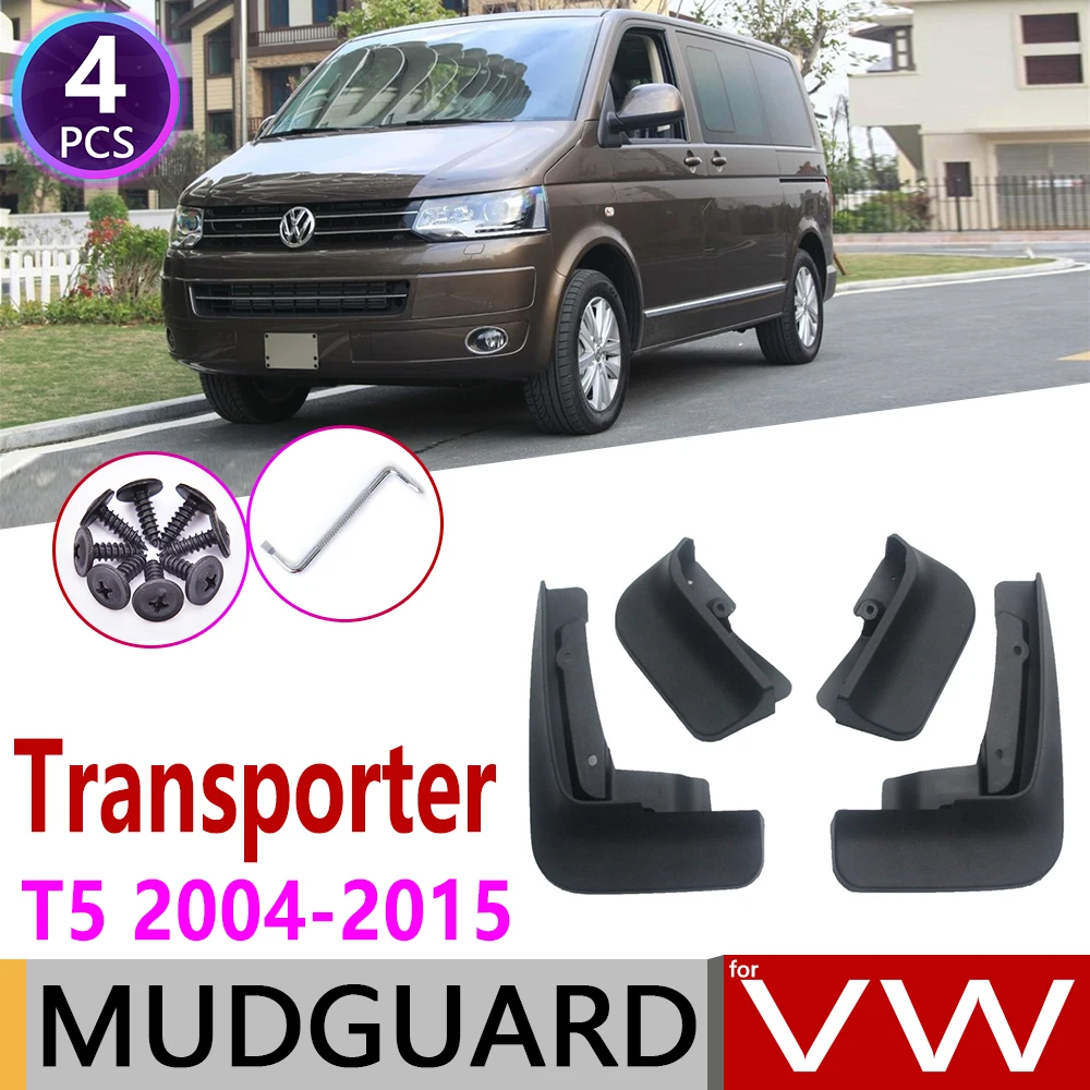 

Car Mudflaps Fender for Volkswagen VW Transporter T5 Caravelle Multivan 2004~2015 Mud Guards Mudguards Splash Flaps Accessories