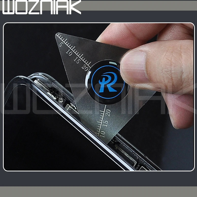 Mới Nhất Màn Hình Cong Siêu Mỏng Kim Loại 0.1Mm Thép Dụng Cụ Mở Cho Điện Thoại Di Động Ipad Laptop Màn Hình Tách Mở Đầu Bật Nắp dụng Cụ