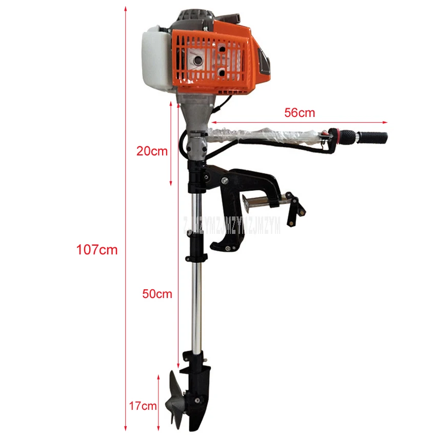 Boat Gasoline Oil Engine 4 Stroke 2HP 4HP Outboard Motor for Boat 2 Stroke 2.2HP 3.5HP Pvc Boat for Motor Air Cooling System