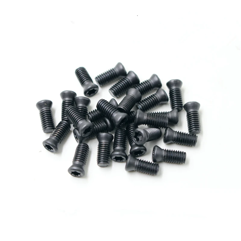 حار 50 قطعة/الوحدة M2 * 6 M2.5 * 6 M2.5 * 8 M3 * 8 M3 * 10 M3 * 12 M3.5 * 8 M3.5 * 10 M3.5 * 12 M4 * 10 M4 * 12 M5 * 10 CNC براغي Torx بديلة لأدوات المخرطة