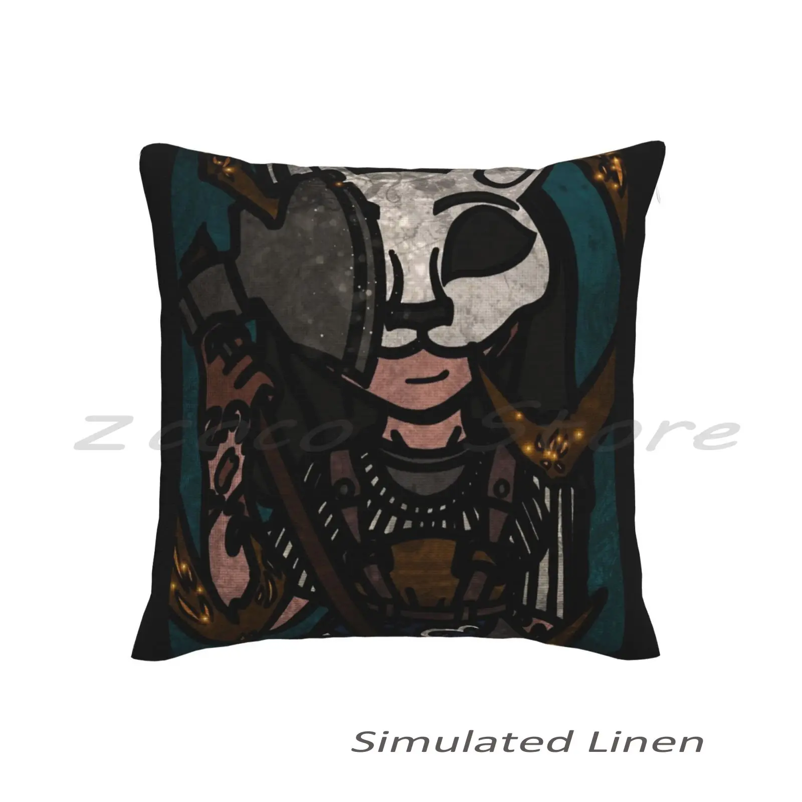 Dbd-funda de almohada de terciopelo de lino de felpa personalizada The Huntress, patrón de bricolaje, funda de almohada cómoda, Dead By Daylight, Dead Daylight