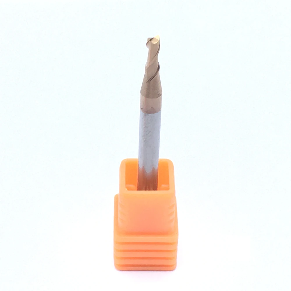 1 Chiếc HRC60 2F 2.5XD4X50L Endmill Hợp Kim Thép Vonfram Phay CNC Cắt Maching Máy Dụng Cụ Thép Chế Biến Gỗ