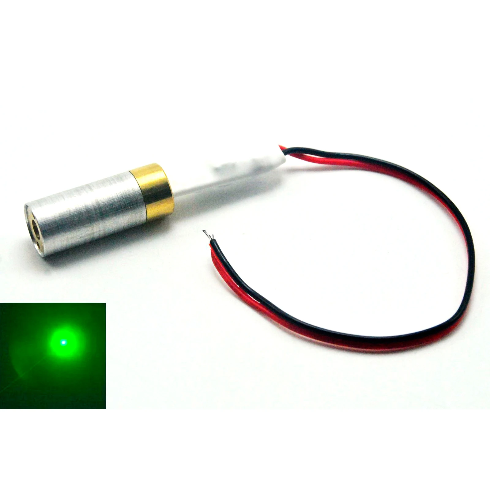 Green Laser Diode Dot Module DIY Industrial 532nm 10mw Green Laser Diode Module 5V DC Lab