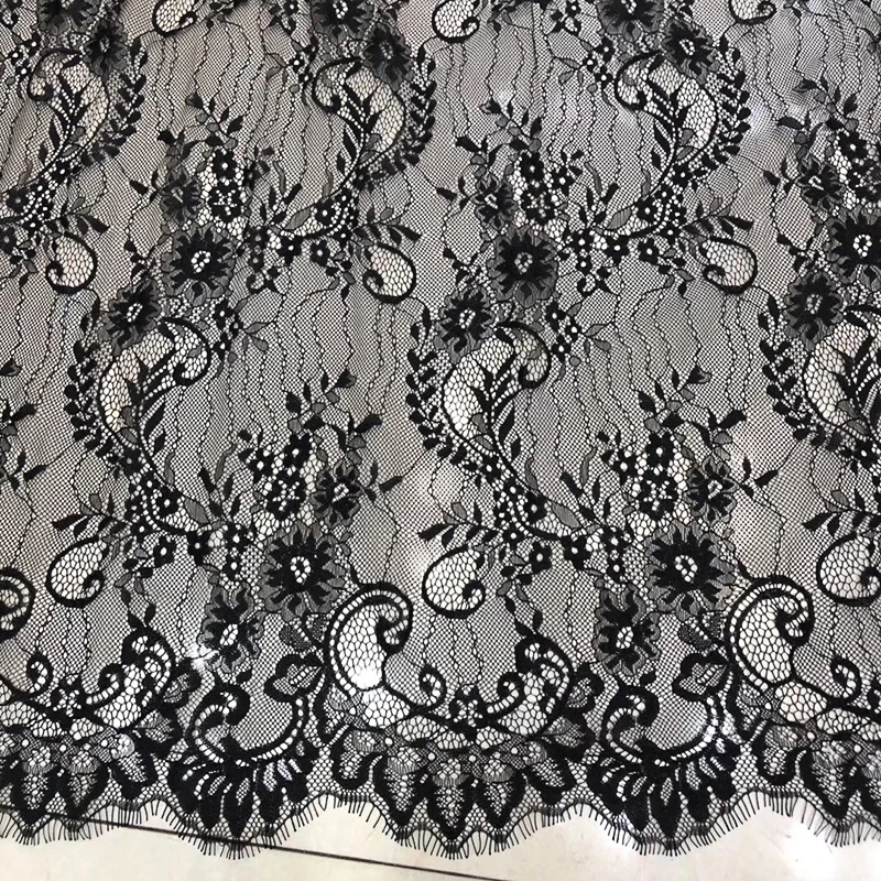 GLace 3M/Lot  new style Transparent  soft eyelash lace sewing fabric for dress  skrit lace accessories DIY material TX1471