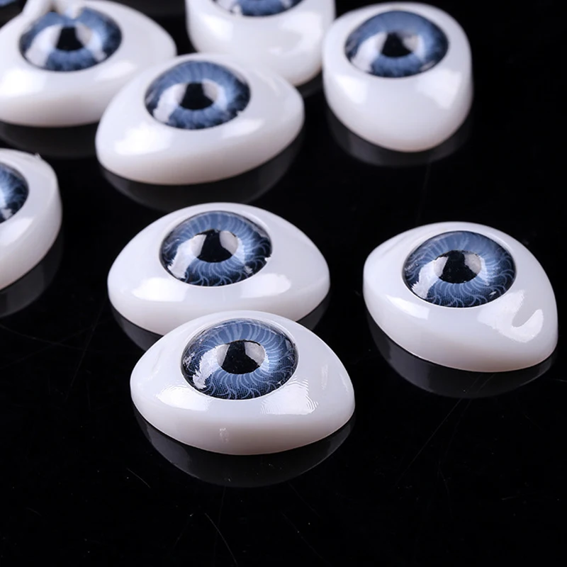 10Pcs Plastic Doll Safety Eyes For Animal Toy Puppet Making DIY Material Craft Doll Accessories 7mm 8mm 10mm 12mm Random Color