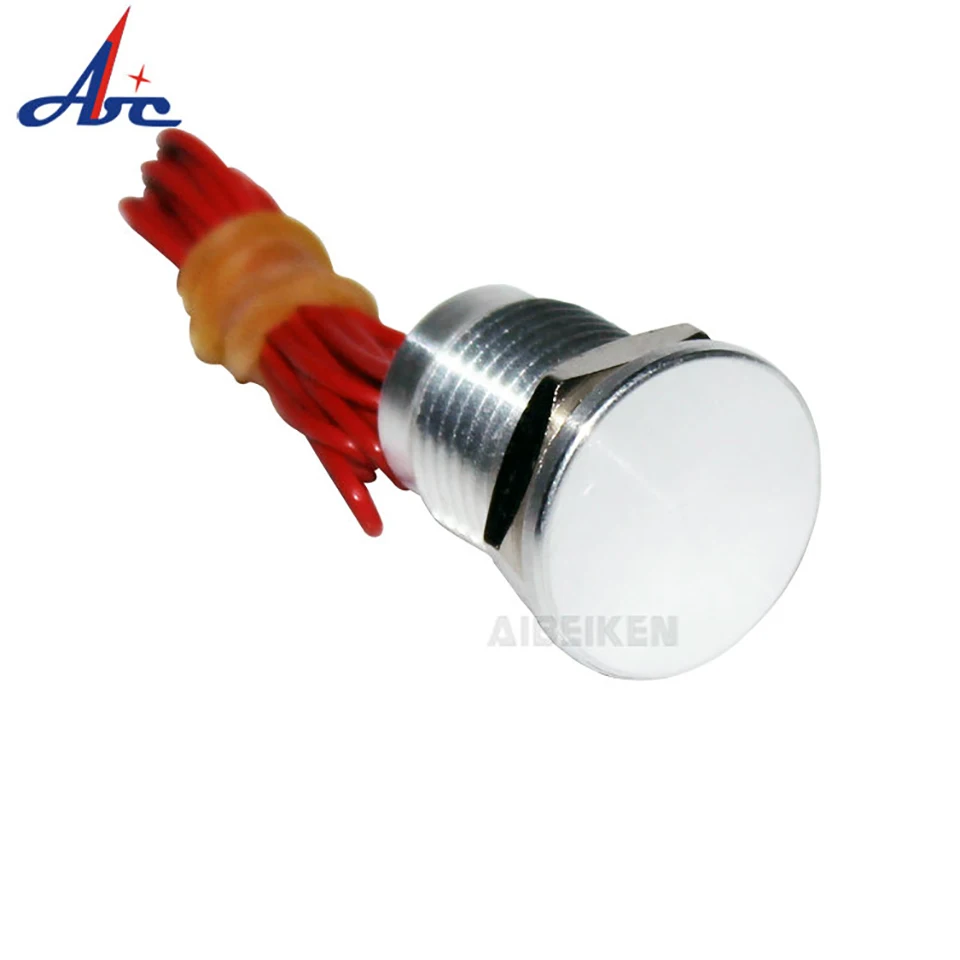 

IP68 Waterproof 12mm 16mm 19mm Normally Open Momentary Flat head Stainless steel small piezo switch touch with wire