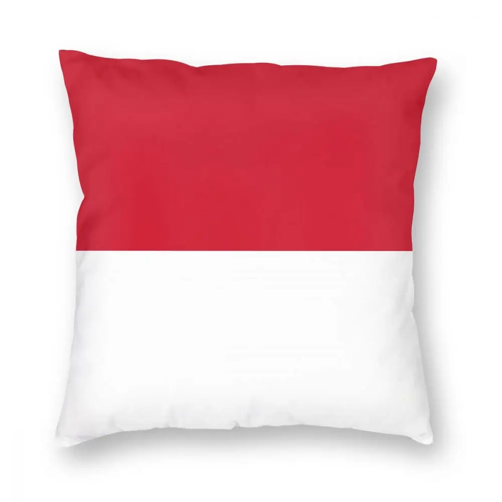 

Indonesia Indonesian Flag Throw Pillow Cover Polyester Throw Pillow Fashion Cushion Covers