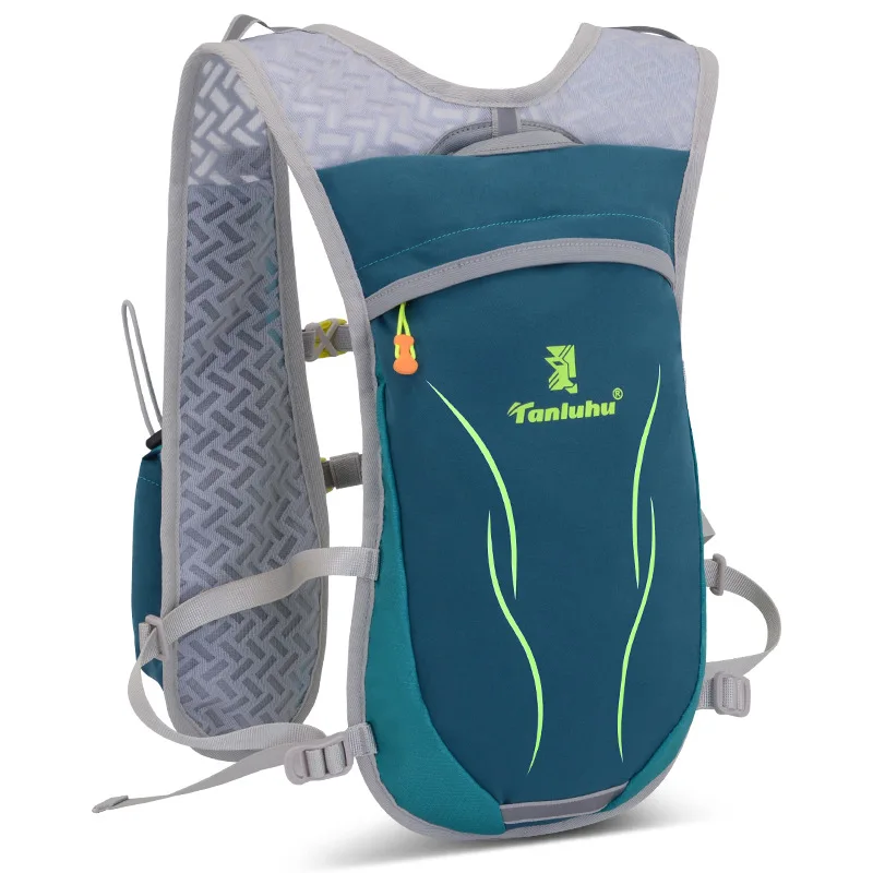 TANLUHU 693 Running Marathon Hydrating Nylon 5.5L Outdoor Men Women Running Bag Hiking Backpack Vest Marathon Riding Backpack