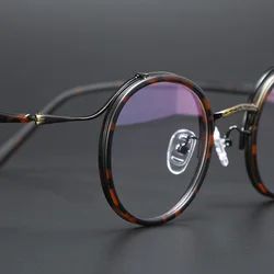 TR90 Transparent Round Glasses Men Women Vintage Optical Eyeglasses Frame Prescription Spectacle Frames man Clear Eyewear Oculos