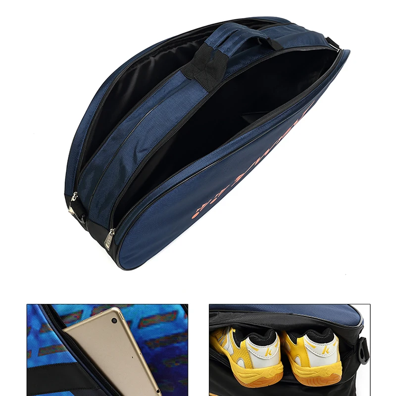 Tennis Backpack Tennis Racket Cover Bag Badminton with Shoes Compartment Thicken Waterproof Raquete Tenis Shoulder Bag Men