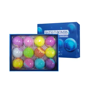 12 قطعة زهور مجففة مختلطة اللون حمام الكرة حمام الكرة مجموعة حمام الكرة مختلطة اللون العائمة الكرة حمام الملح الكرة قنبلة أعلى 12 مبيعات لمعادن الصوديوم - رقم 10