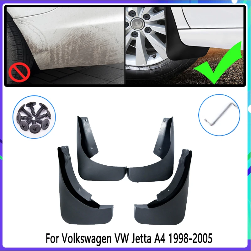 4 Stuks Auto Spatlappen Voor Vw Volkswagen Jetta 1998 ~ 2005 A4 MK4 1J Spatbord Splash Guards Spatbord Auto accessoires