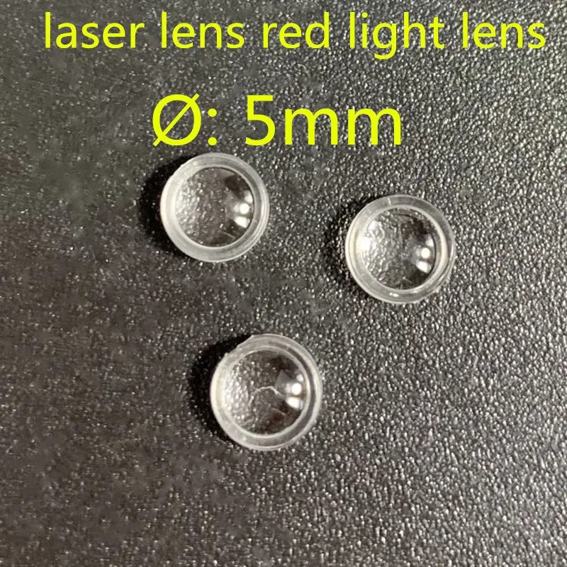 High quality diameter 5mm focal length 4.8mm Laser Focus Lens Spot lens Clean surface