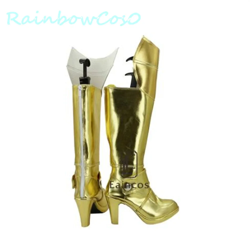 Fate/Stay Night Red Saber Nero Claudius Caesar Augustus Stiefel Cosplay Schuhe Spiel Anime Karneval Party Halloween RainbowCos0W1333