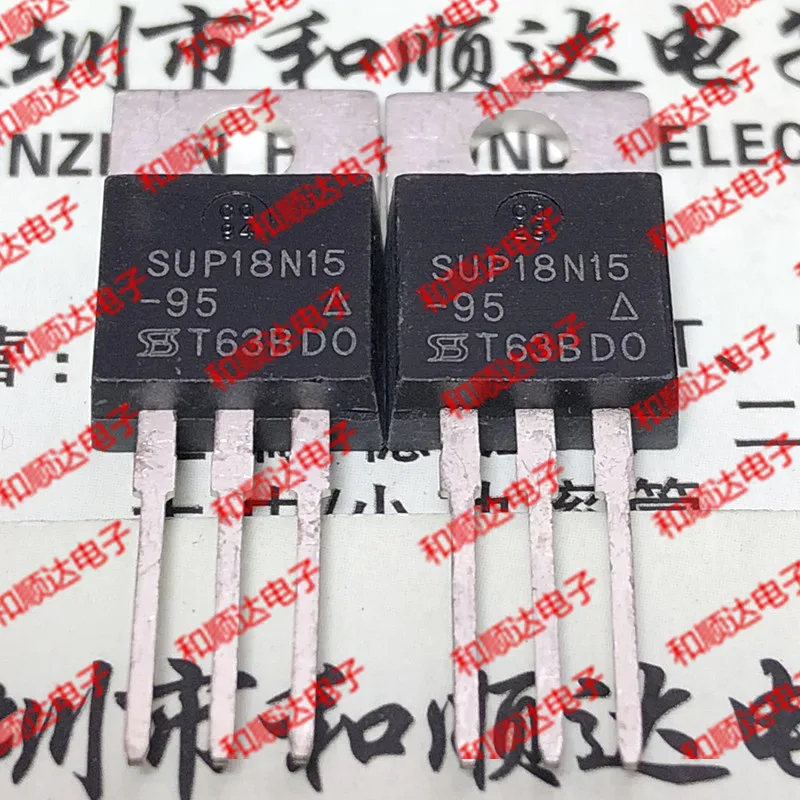 

New 5pcs/ SUP18N15-95 TO-220 150V 18A