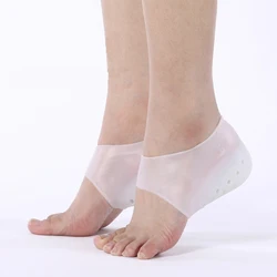 Invisible Super Elastic Heightening Insole Bottom Breathable Silicone Men/women Bionic Heel Cover Half Pad Insole 2-9