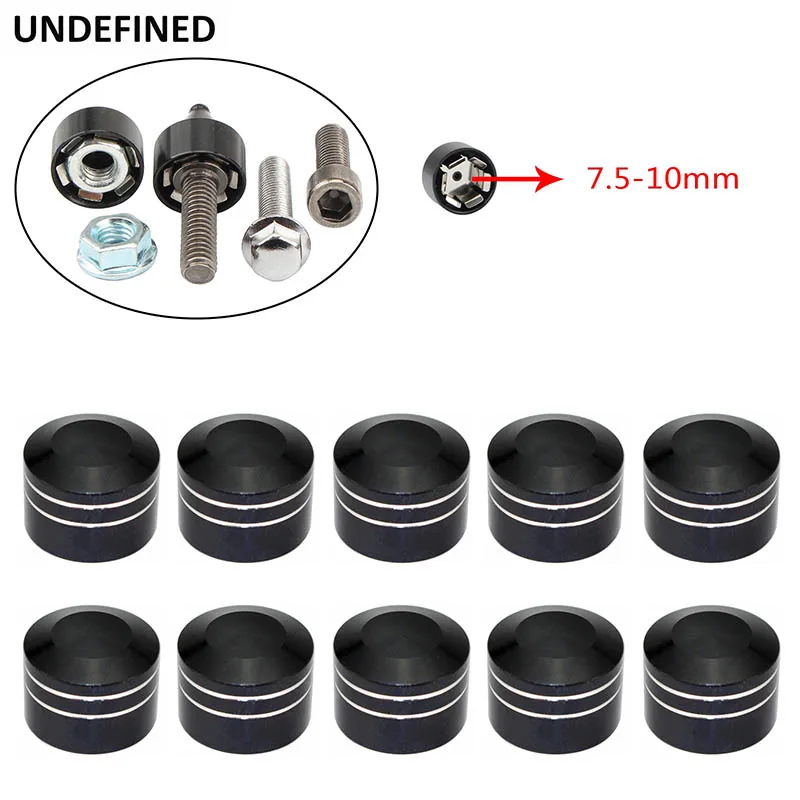 Schwarz Motorrad Kopf Schrauben Kappe Abdeckung CNC Schrauben Topper Caps Abdeckung Für Harley Sportster Touring Dyna Big Twin Cam Softail