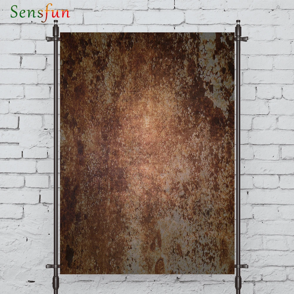 LEVOO Photophone Backdrop Rust Vantage Metal Paint Brown Photocall Decor Fabric New Shoot Photography Backdrop