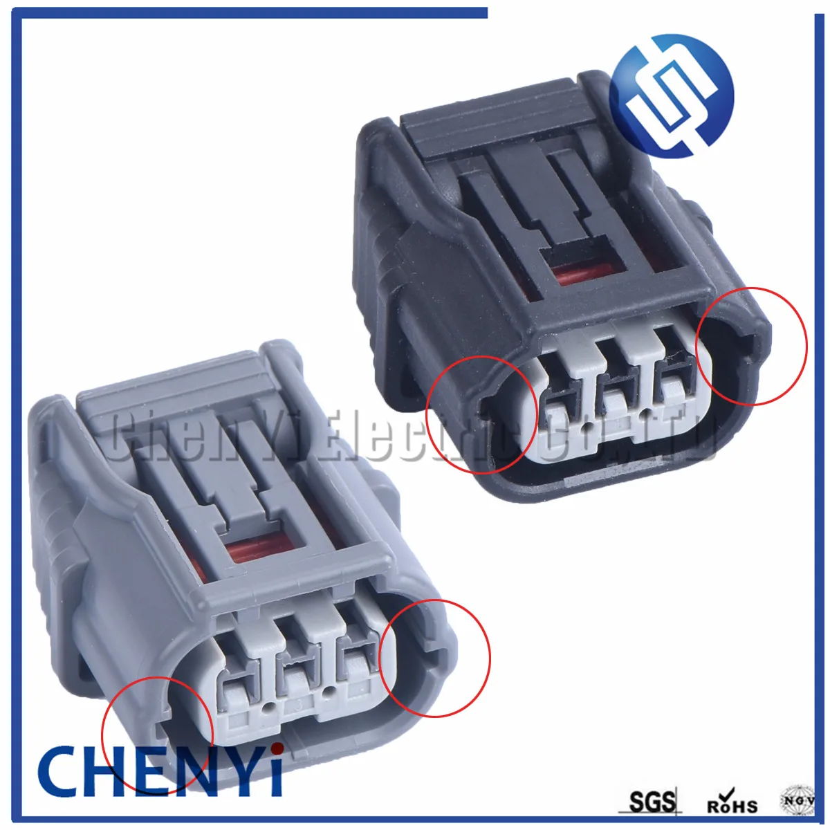 1set 3 pin waterproof sealed connector (1.0) female HX 040 Head Lamp Light Socket auto connector 6188-4775 6189-7037 For Honda